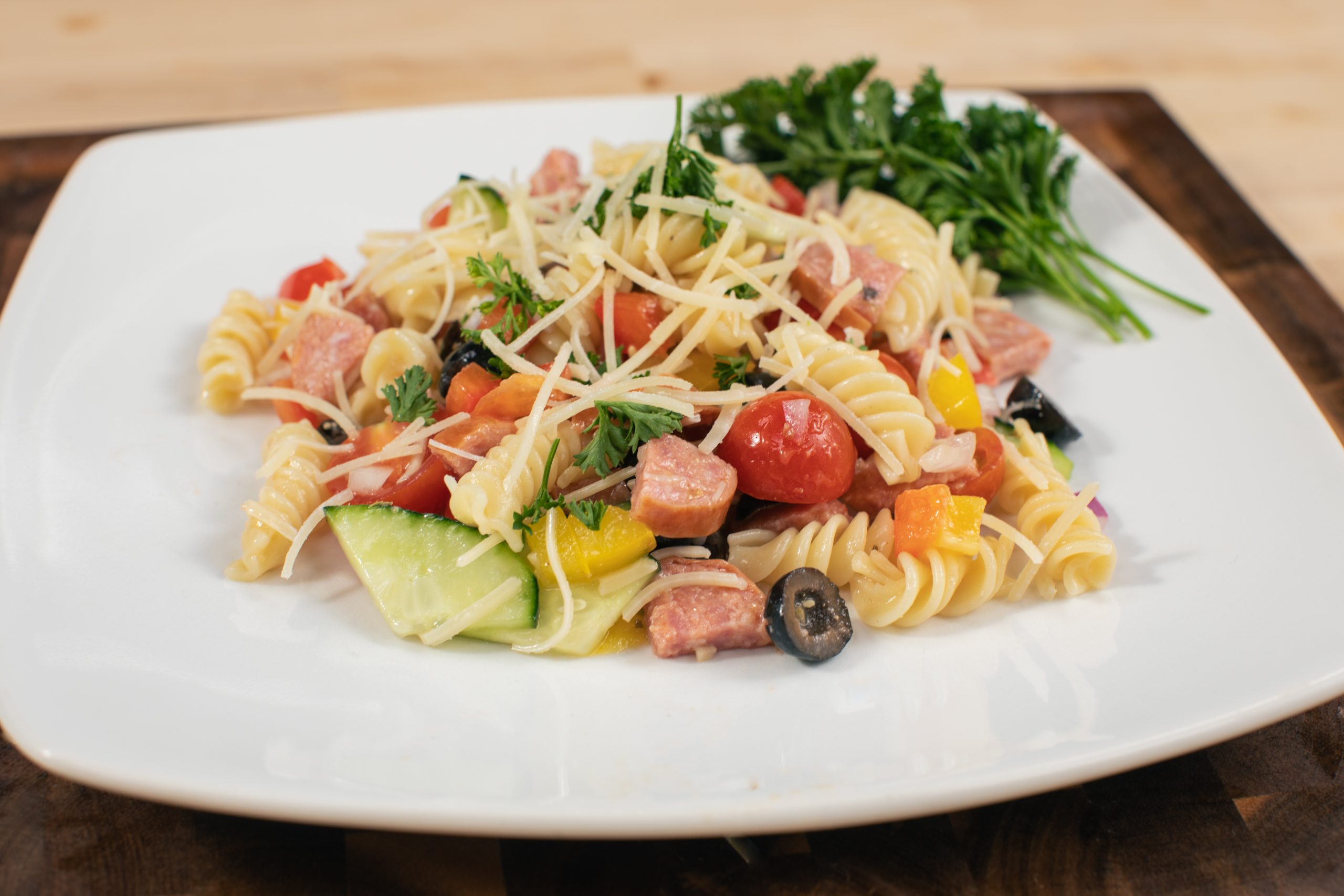 Smoked Sausage Pasta Salad How to make Smoked Sausage Pasta Salad.
